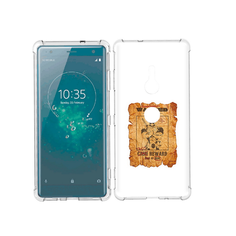 

Чехол MyPads Tocco для Sony Xperia XZ3 дедпул, Прозрачный, Tocco