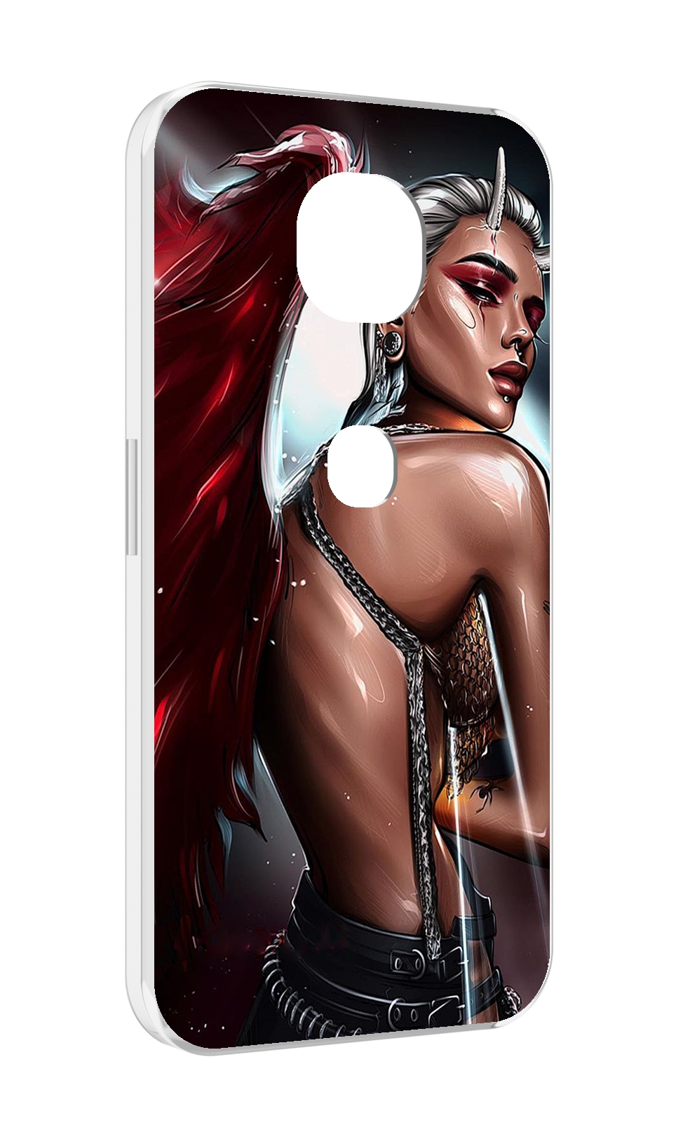 

Чехол MyPads девушка-с-крыльями женский для Motorola Moto G5S (XT1799-2), Прозрачный, Tocco