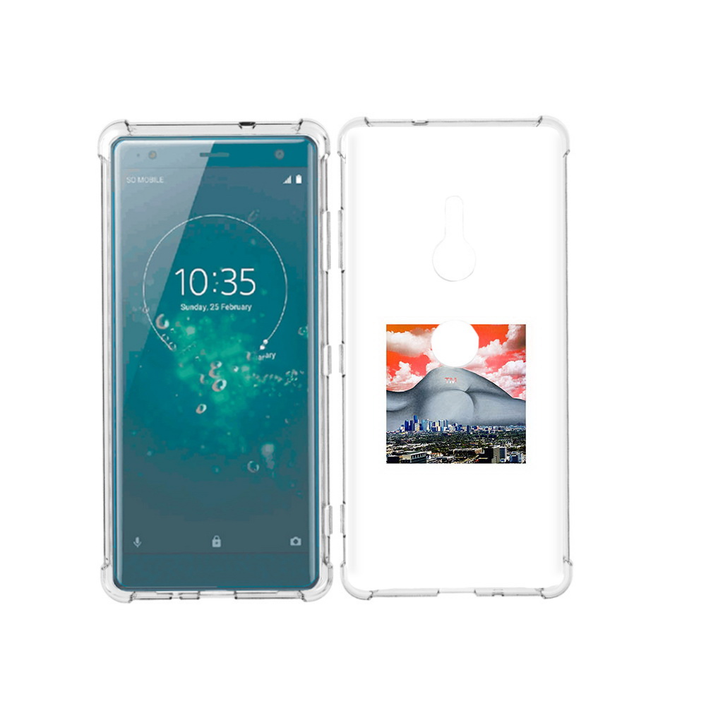 

Чехол MyPads Tocco для Sony Xperia XZ3 город с девушкой на фоне, Прозрачный, Tocco