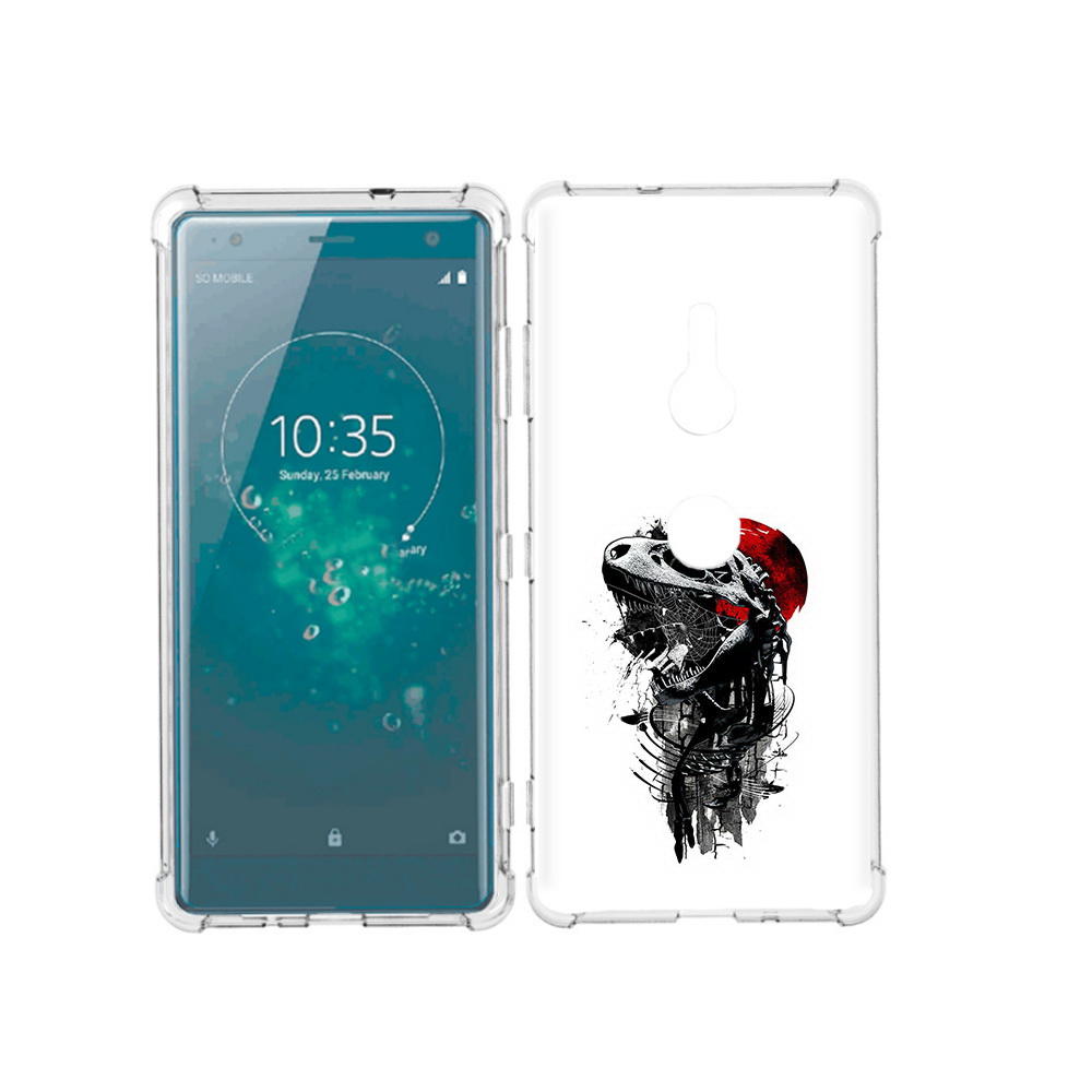 

Чехол MyPads Tocco для Sony Xperia XZ3 вымерший динозавр, Прозрачный, Tocco