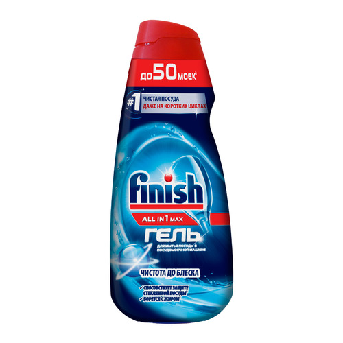 Гель Finish All in One Shine&Protect для посудомоечных машин, 1 л