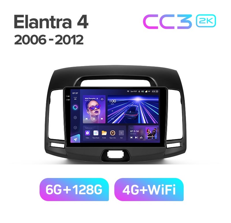 Магнитола TEYES HYUNDAI ELANTRA 2006-2010 г CC3 2K 6128ГБ 4189000₽