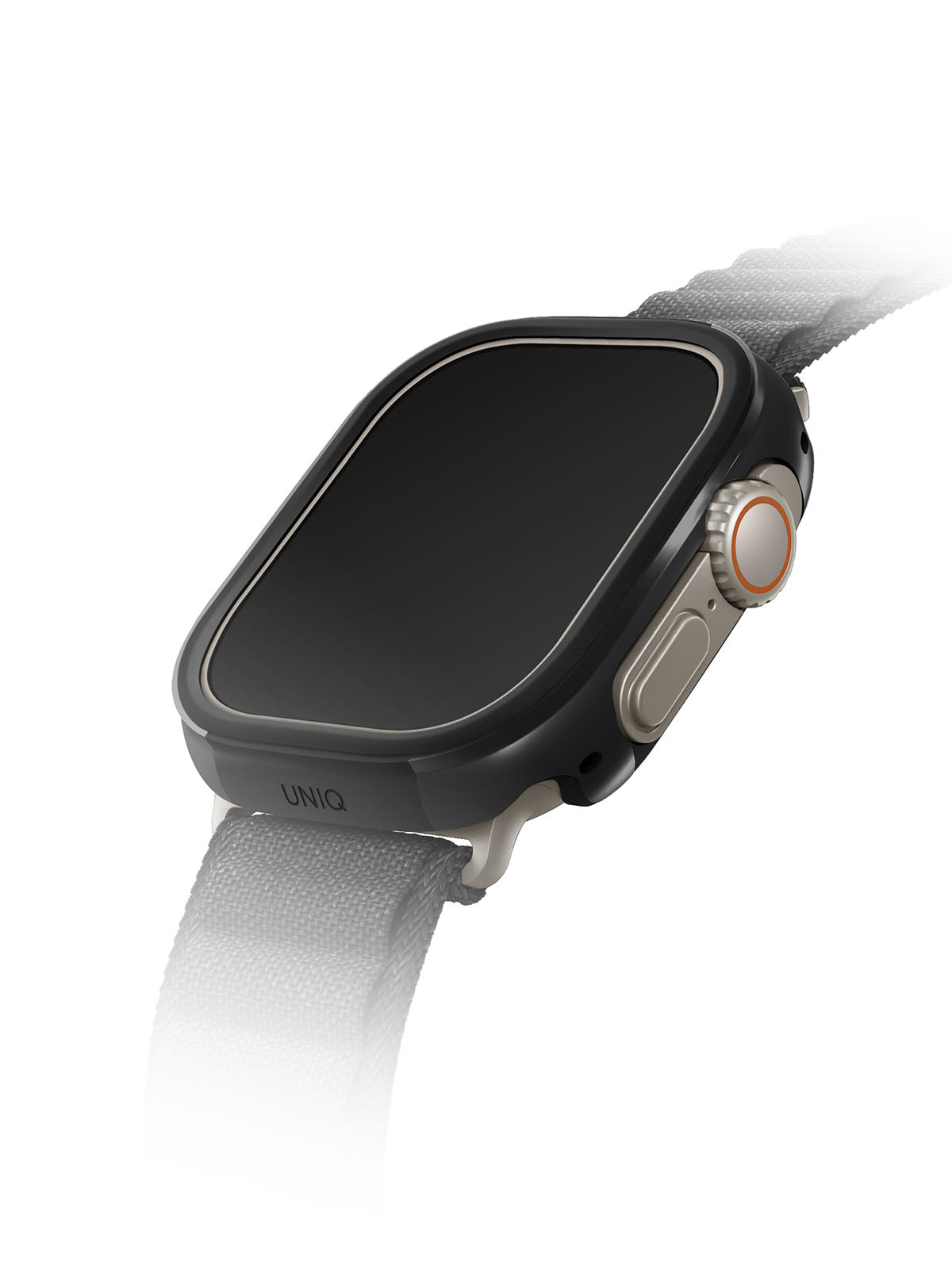 Чехол Uniq для Apple Watch 49 mm (Ultra) Valencia aluminium Black