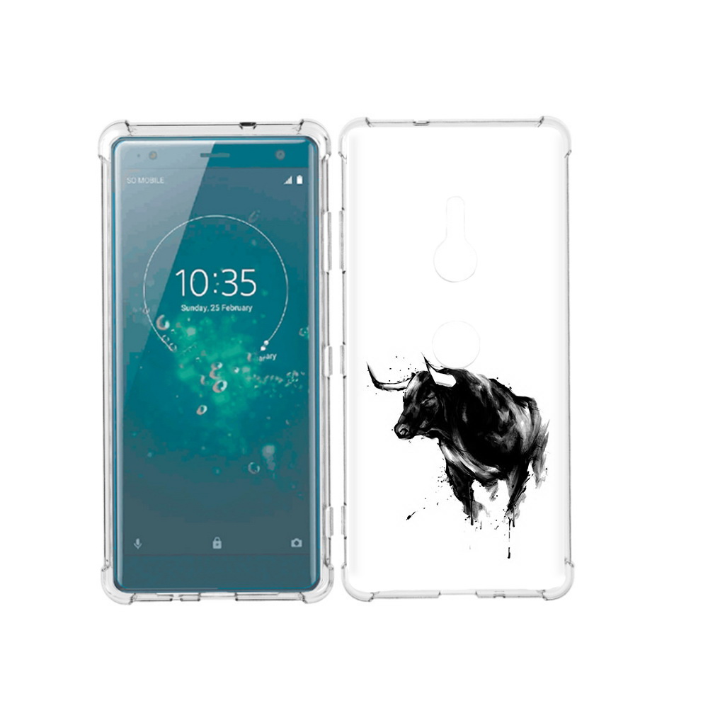 

Чехол MyPads Tocco для Sony Xperia XZ3 бык, Прозрачный, Tocco
