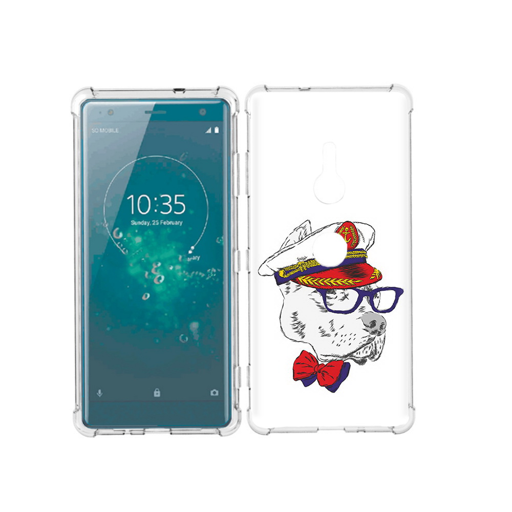 

Чехол MyPads Tocco для Sony Xperia XZ3 бульдог, Прозрачный, Tocco