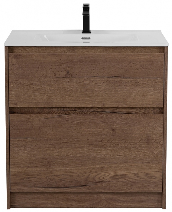 

Тумба с раковиной BelBagno Kraft 80-PIA-BB800ETL Rovere Tabacco, Коричневый, Kraft
