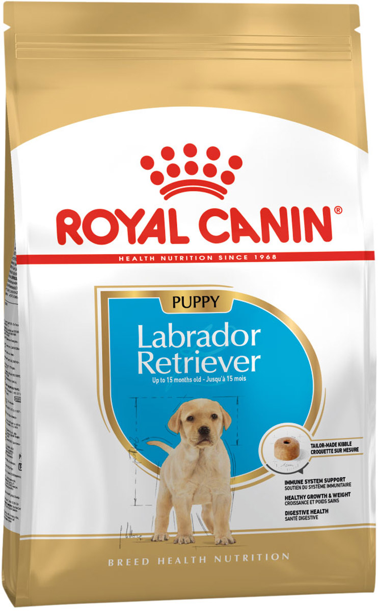 

Сухой корм для щенков ROYAL CANIN Labrador Retriever Junior, птица, 12кг, Labrador Retriever Junior