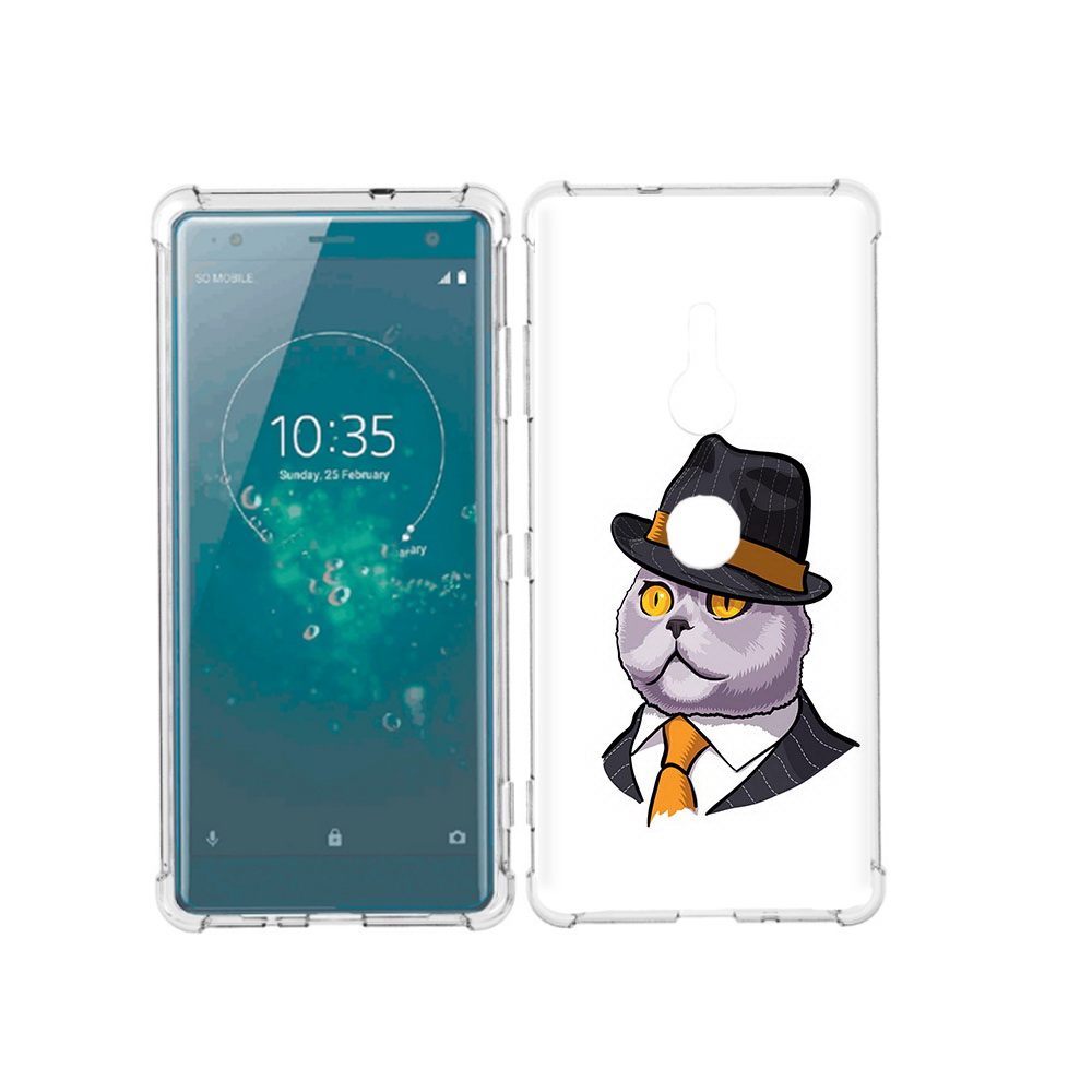 

Чехол MyPads Tocco для Sony Xperia XZ3 британец, Прозрачный, Tocco