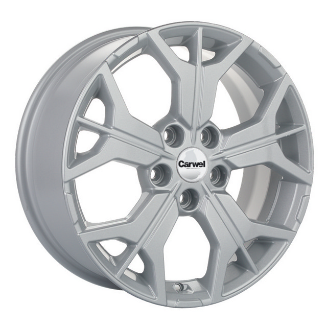 

Колесный диск Carwel Бусани 1715 (SLT) 7xR17 ET45 5*114.3 D60.1, Серебристый