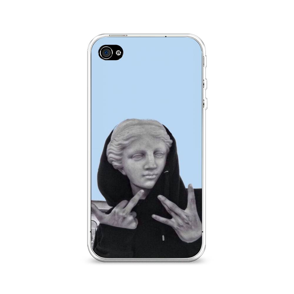 

Чехол Awog на Apple iPhone 4/4S / Айфон 4/4S "SWAG статуя", Разноцветный, 10150-9