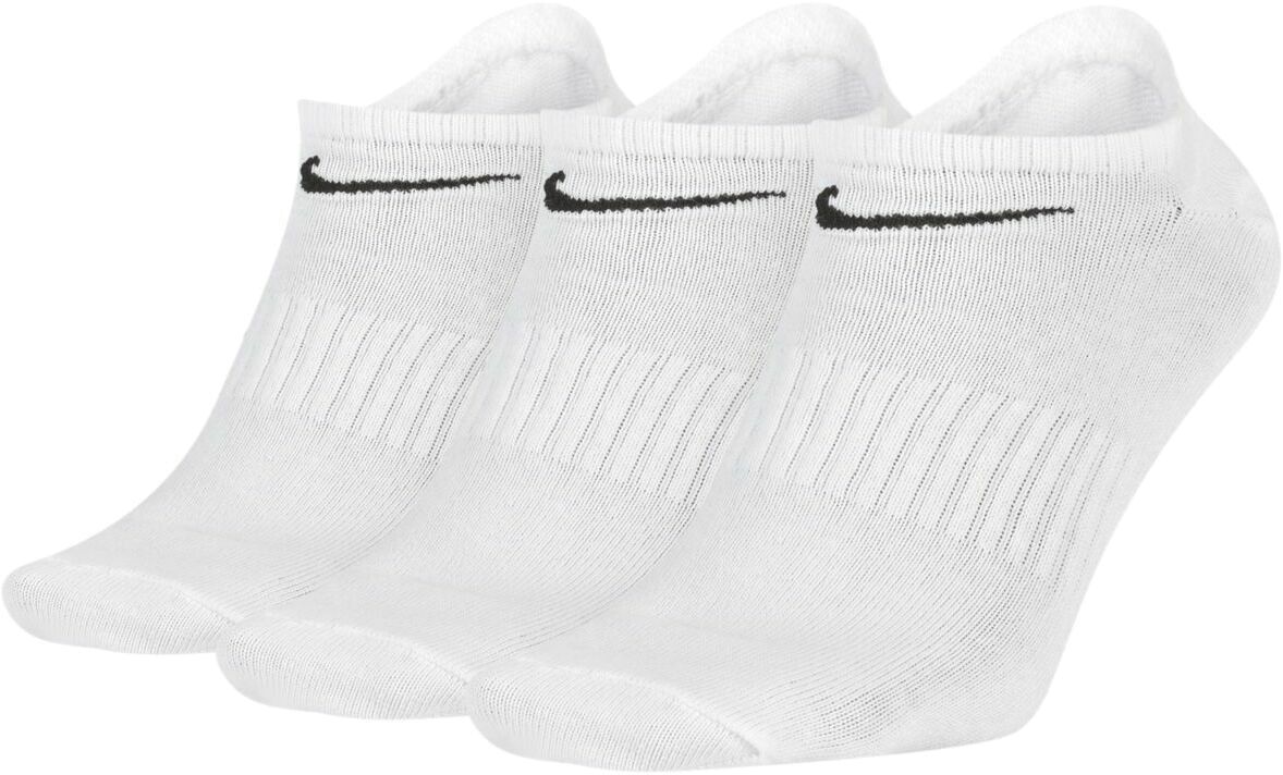 Комплект носков унисекс Nike Sx7678-100 белых M, 3 пары