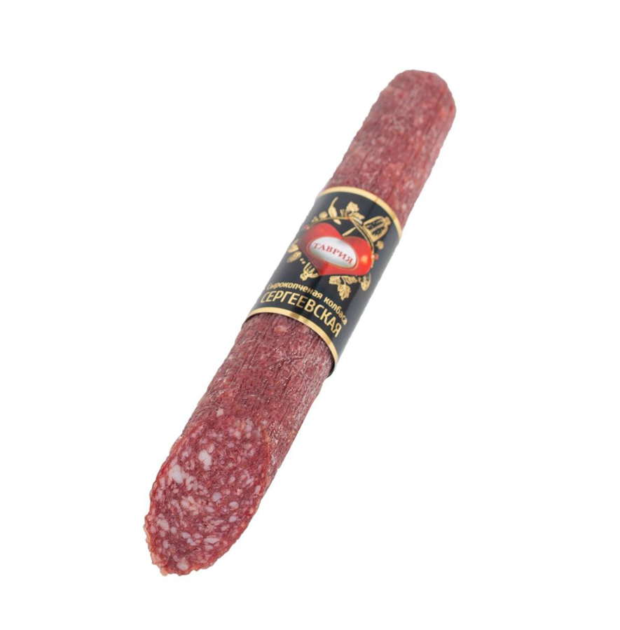 

Колбаса сырокопченая Таврия Сергеевская, 170 г