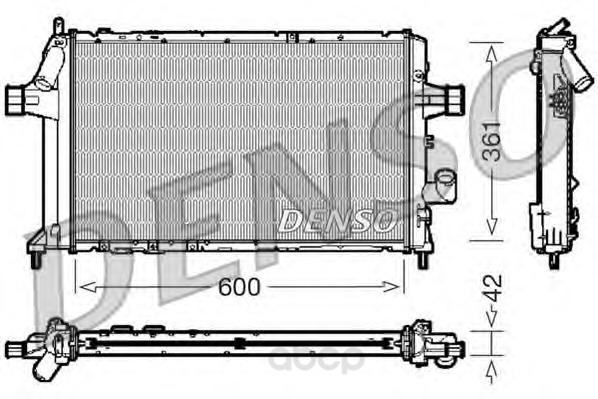 Радиатор [600x361] DENSO drm20085