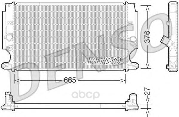

Радиатор двигателя DENSO drm50072, Радиатор двигателя DENSO drm50072 DENSO drm50072