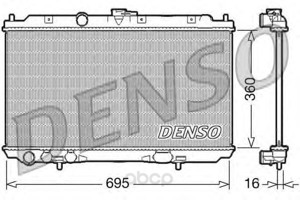 

Радиатор двигателя DENSO drm46027, Радиатор двигателя DENSO drm46027 DENSO drm46027