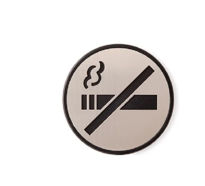 

Табличка "не курить" APECS SP-03-INOX нержавейка, Коричневый