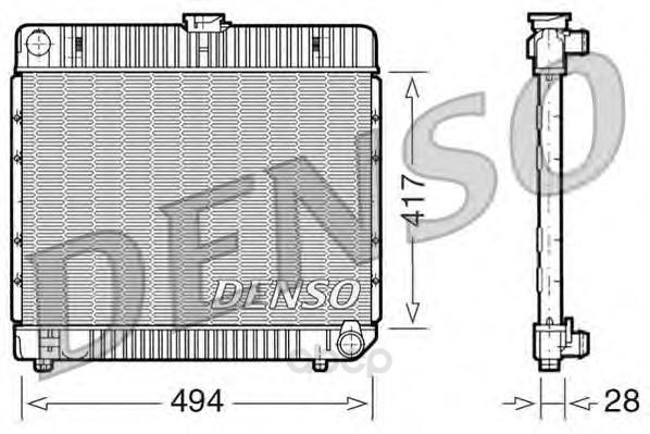 

Радиатор [417x494] DENSO drm17020, Радиатор [417x494] DENSO drm17020 DENSO drm17020