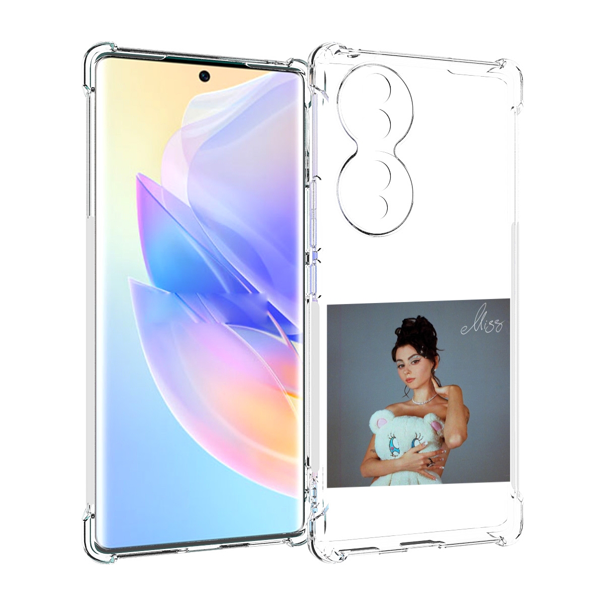 

Чехол MyPads Miss Дора для Honor 70, Прозрачный, Tocco