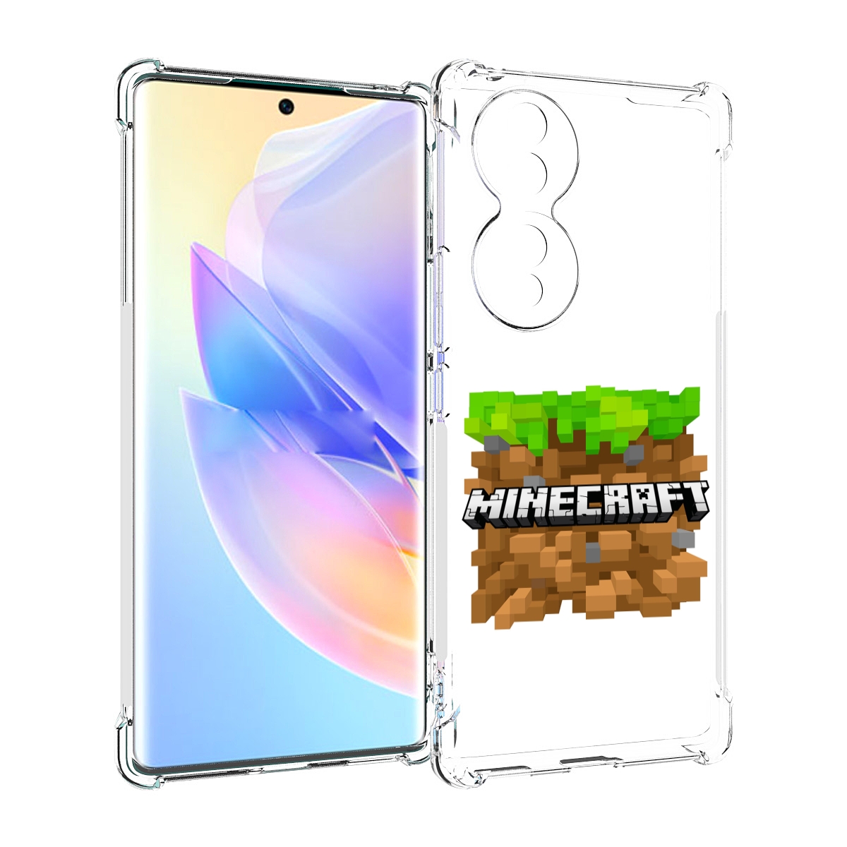 

Чехол MyPads Minecraft-2 для Honor 70, Прозрачный, Tocco