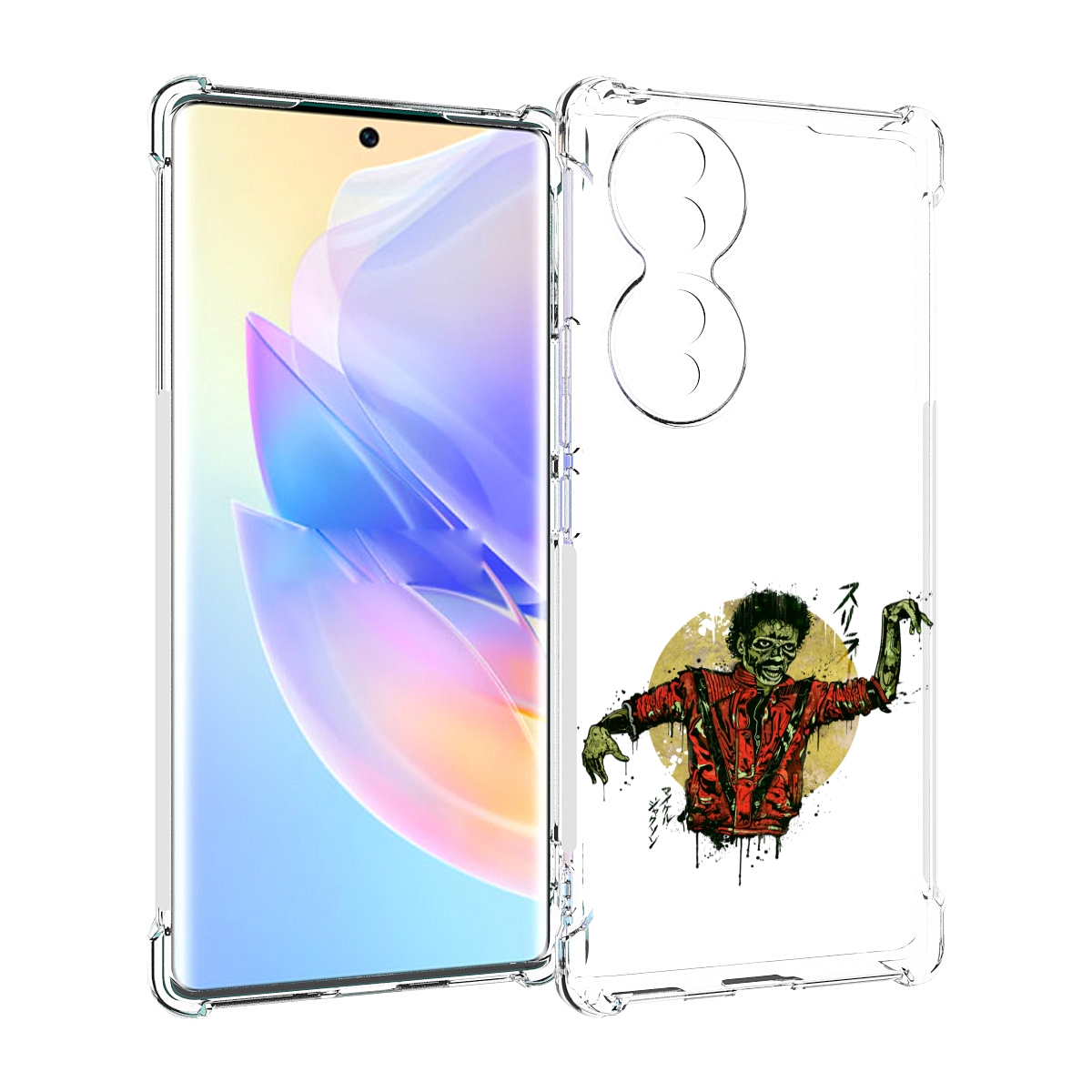 

Чехол MyPads Зомби для Honor 70, Прозрачный, Tocco