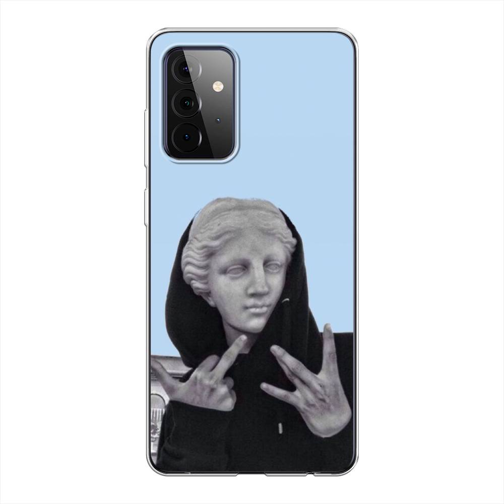 

Чехол Awog на Samsung Galaxy A72 / Самсунг A72 "SWAG статуя", Разноцветный, 2101950-9