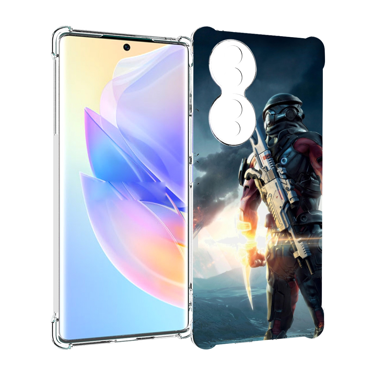 

Чехол MyPads Mass Effect Andromeda Ryder для Honor 70, Прозрачный, Tocco