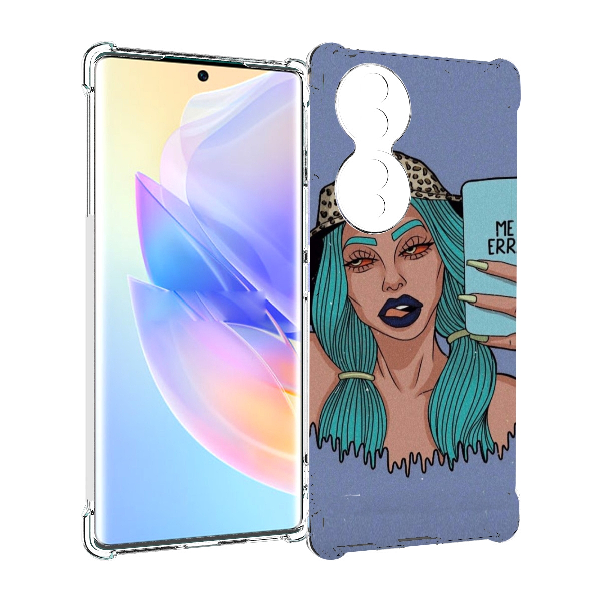 

Чехол MyPads ME Erra женский для Honor 70, Прозрачный, Tocco