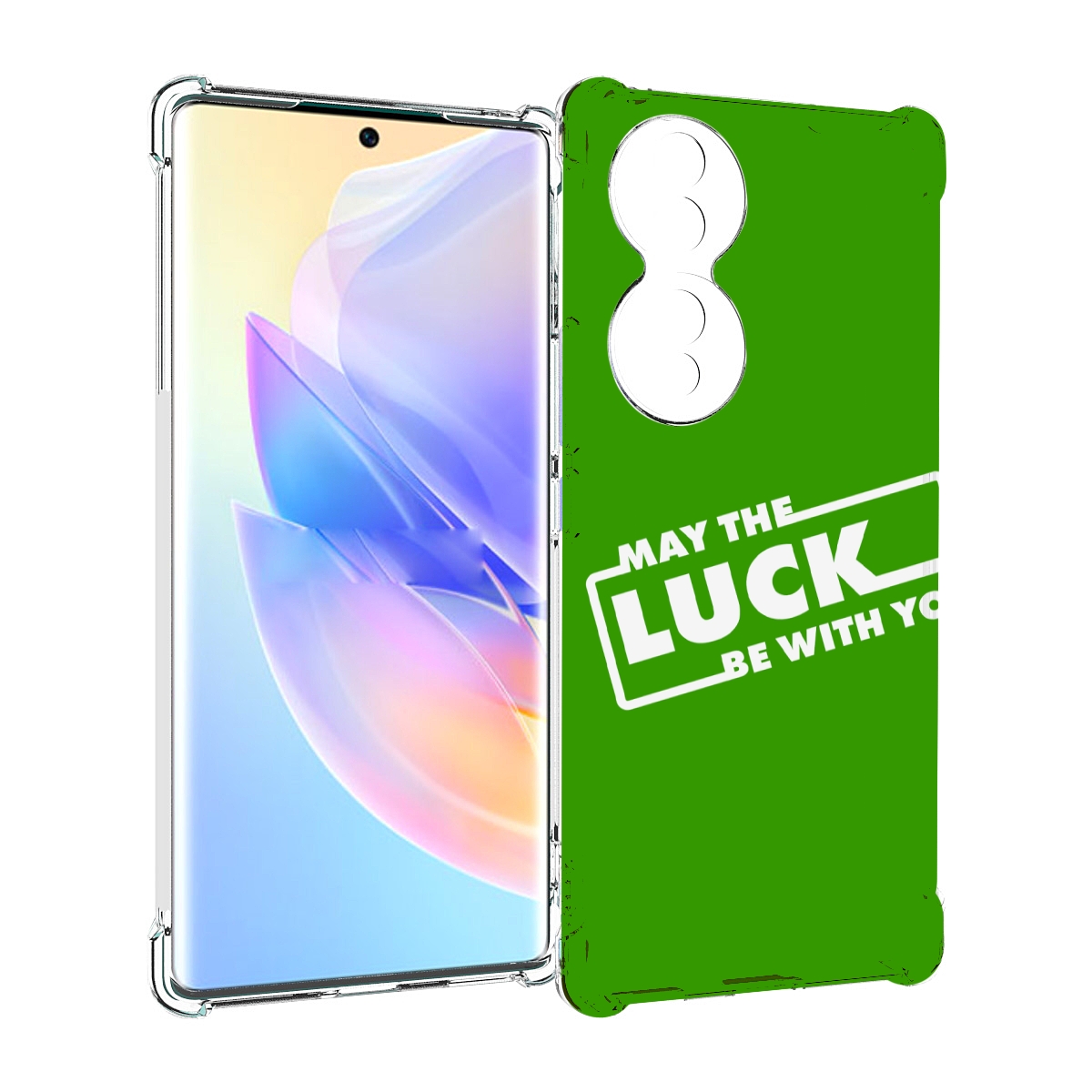 

Чехол MyPads Luck green для Honor 70, Прозрачный, Tocco
