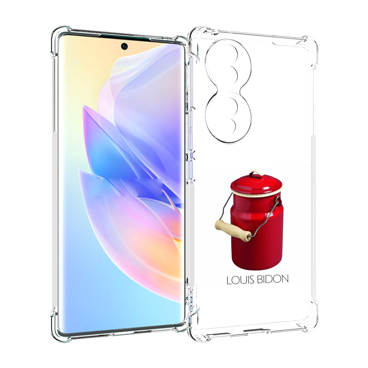 

Чехол MyPads Louis-bidon для Honor 70, Прозрачный, Tocco