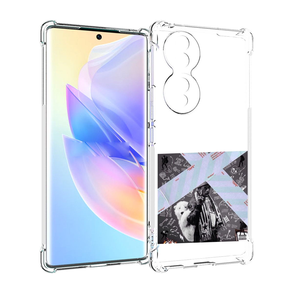 

Чехол MyPads Lil Uzi Vert - Luv Is Rage 2 для Honor 70, Прозрачный, Tocco
