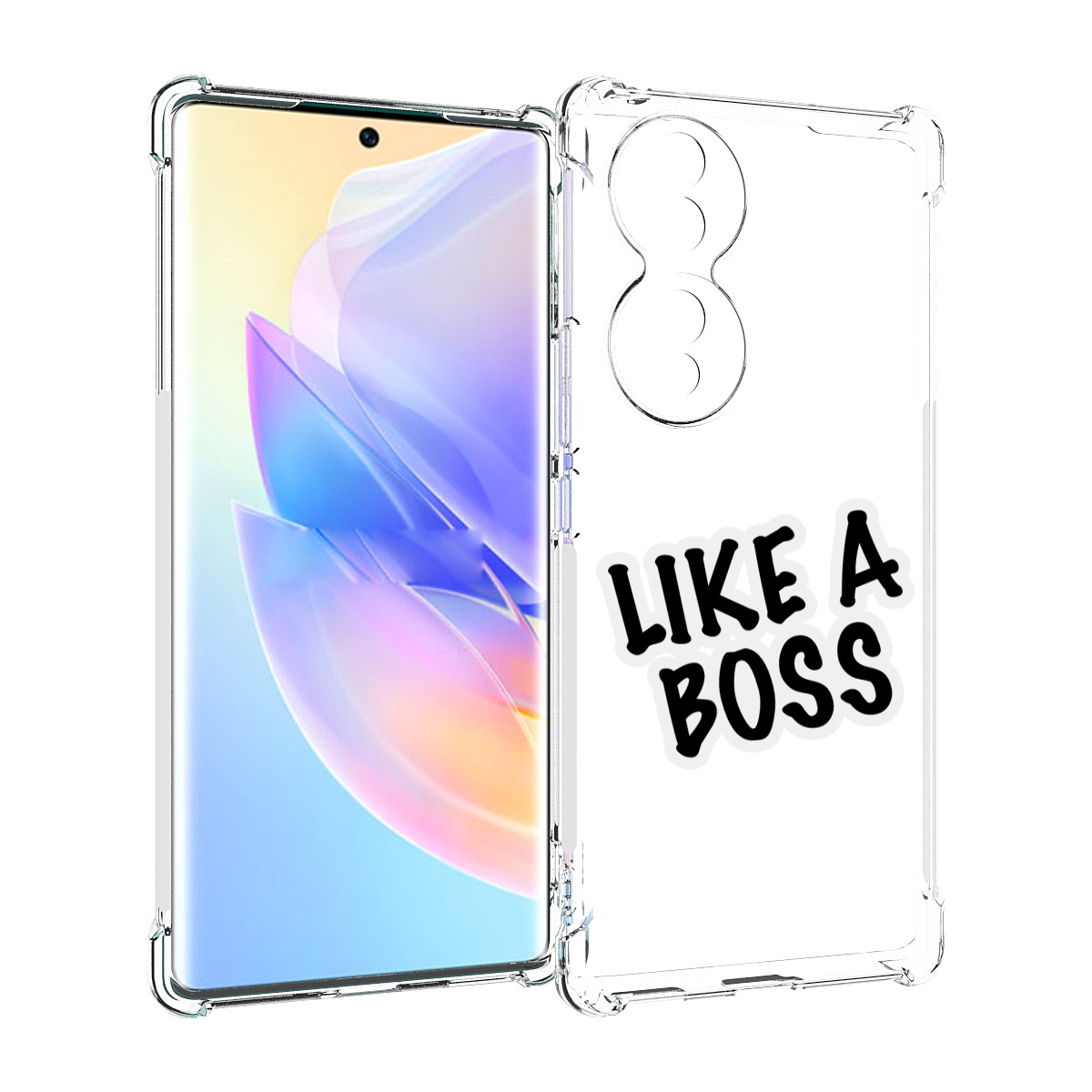 

Чехол MyPads Like-a-boss для Honor 70, Прозрачный, Tocco