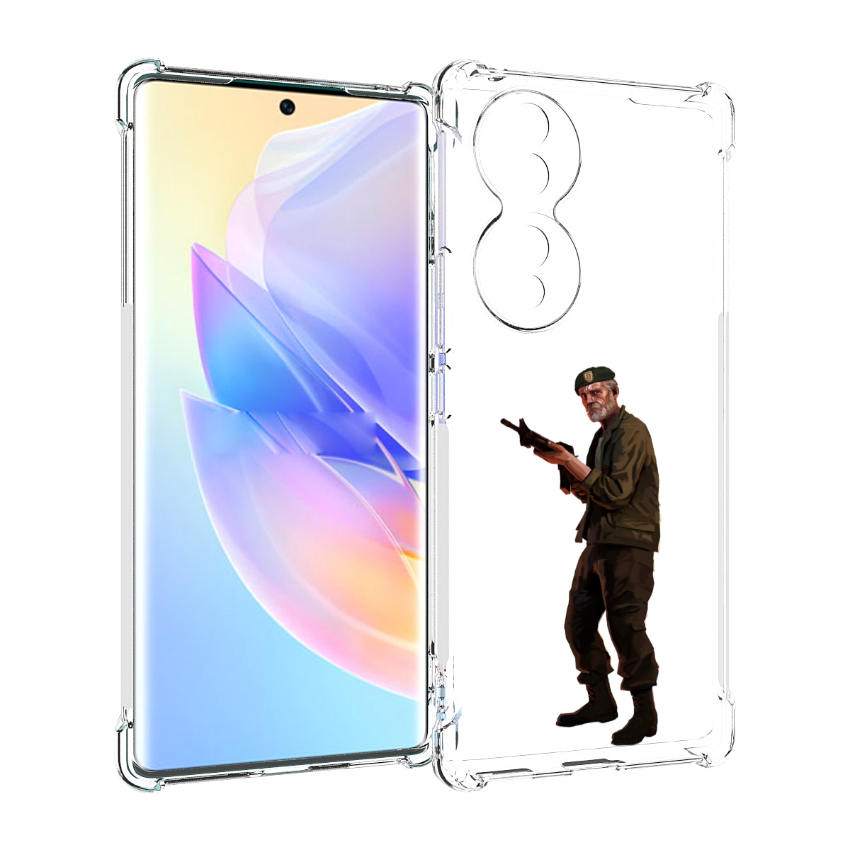 

Чехол MyPads Left-4-Dead-2 для Honor 70, Прозрачный, Tocco