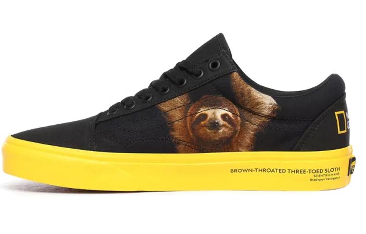 

Кеды унисекс Vans National Geographic x Old Skool черные 35 EU, Черный, National Geographic x Old Skool