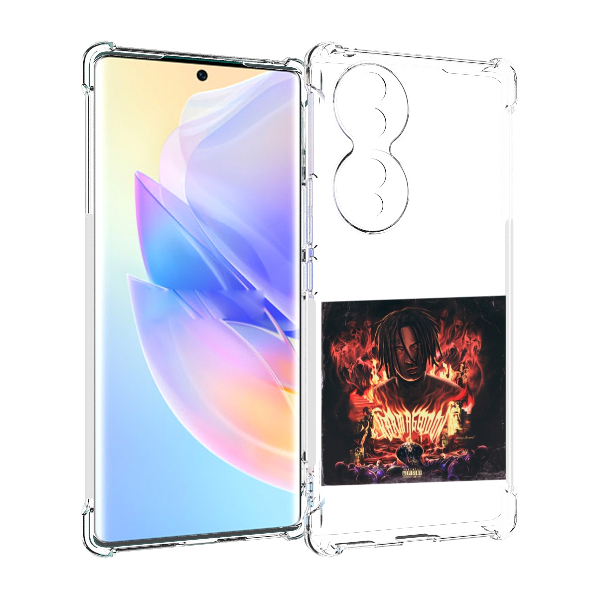 

Чехол MyPads Karmageddon Kizaru для Honor 70, Прозрачный, Tocco