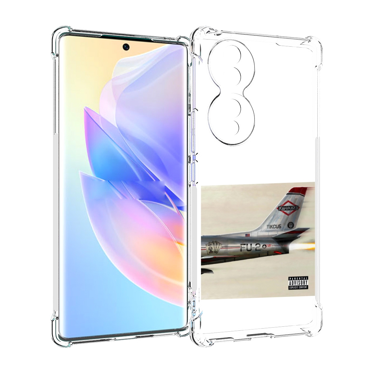 

Чехол MyPads KAMIKAZE Eminem для Honor 70, Прозрачный, Tocco