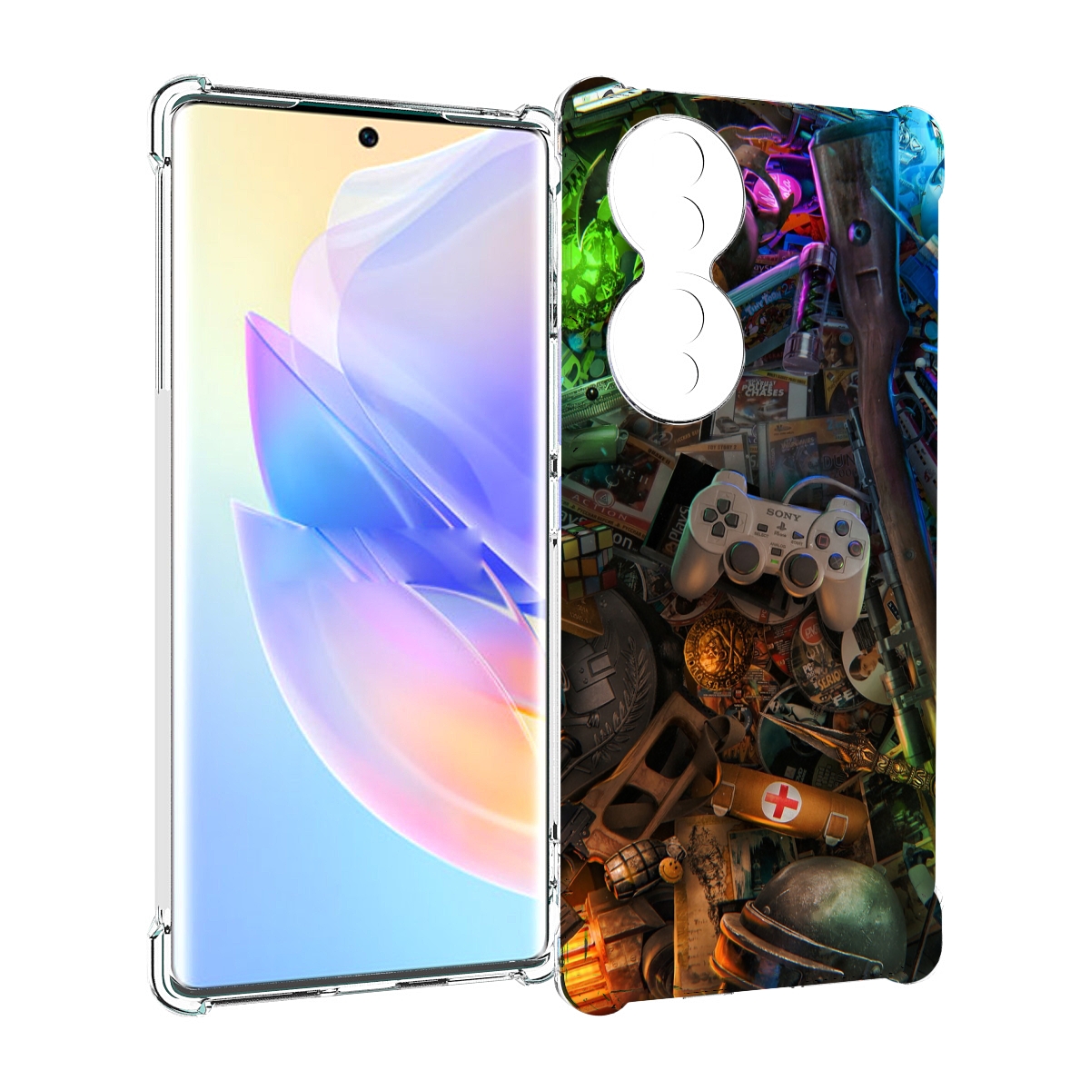

Чехол MyPads JlaMBcPa6eM для Honor 70, Прозрачный, Tocco