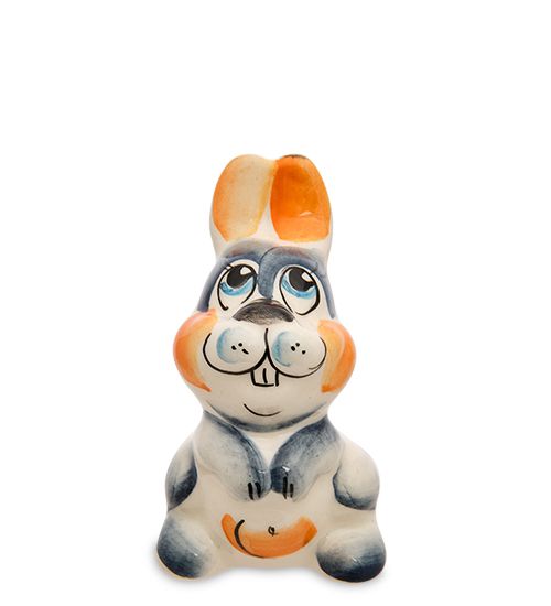 

Фигурка Заяц цв. (Гжельский фарфор) ГЛ-825 113-7010950, Разноцветный
