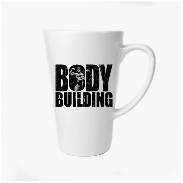

Большая конусная кружка CoolPodarok Bodybuilding (бодибилдинг)