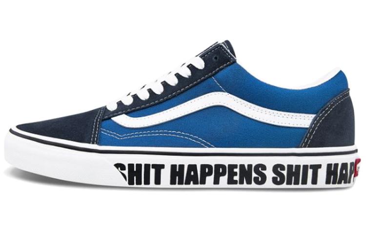 

Кеды унисекс Vans Old Skool синие 34.5 EU, Синий, Old Skool