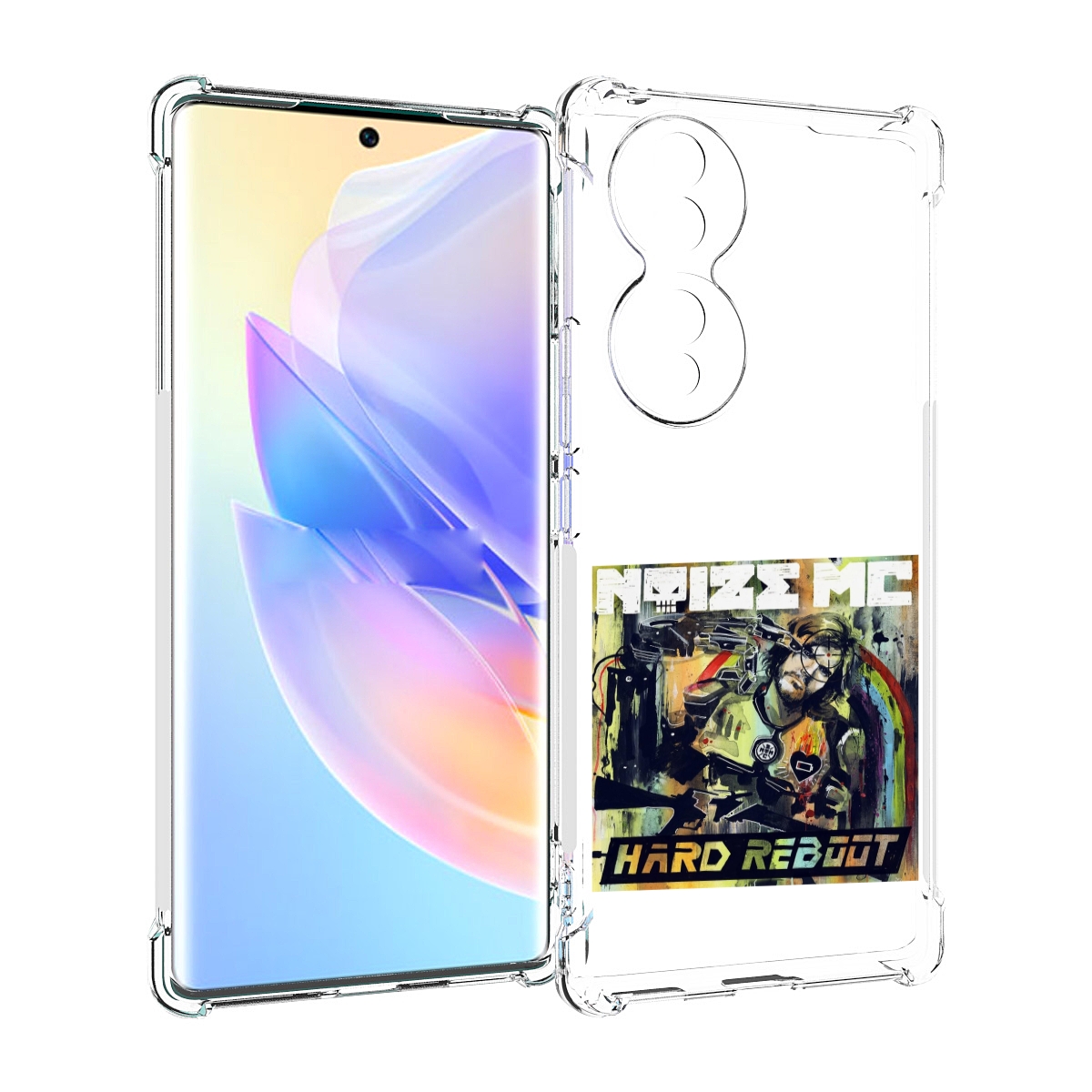 

Чехол MyPads Hard Reboot Noize MC для Honor 70, Прозрачный, Tocco