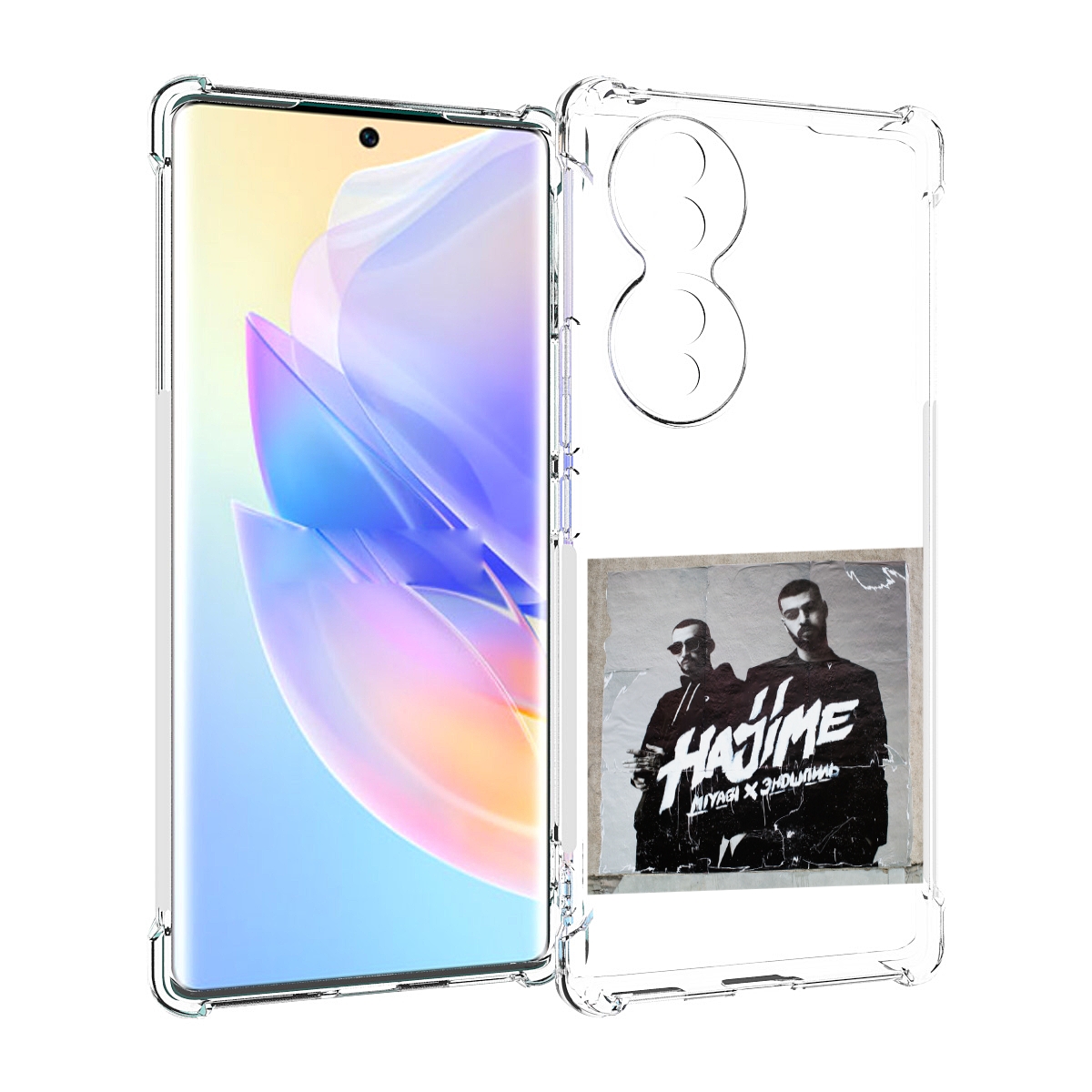 

Чехол MyPads Hajime, pt для Honor 70, Прозрачный, Tocco