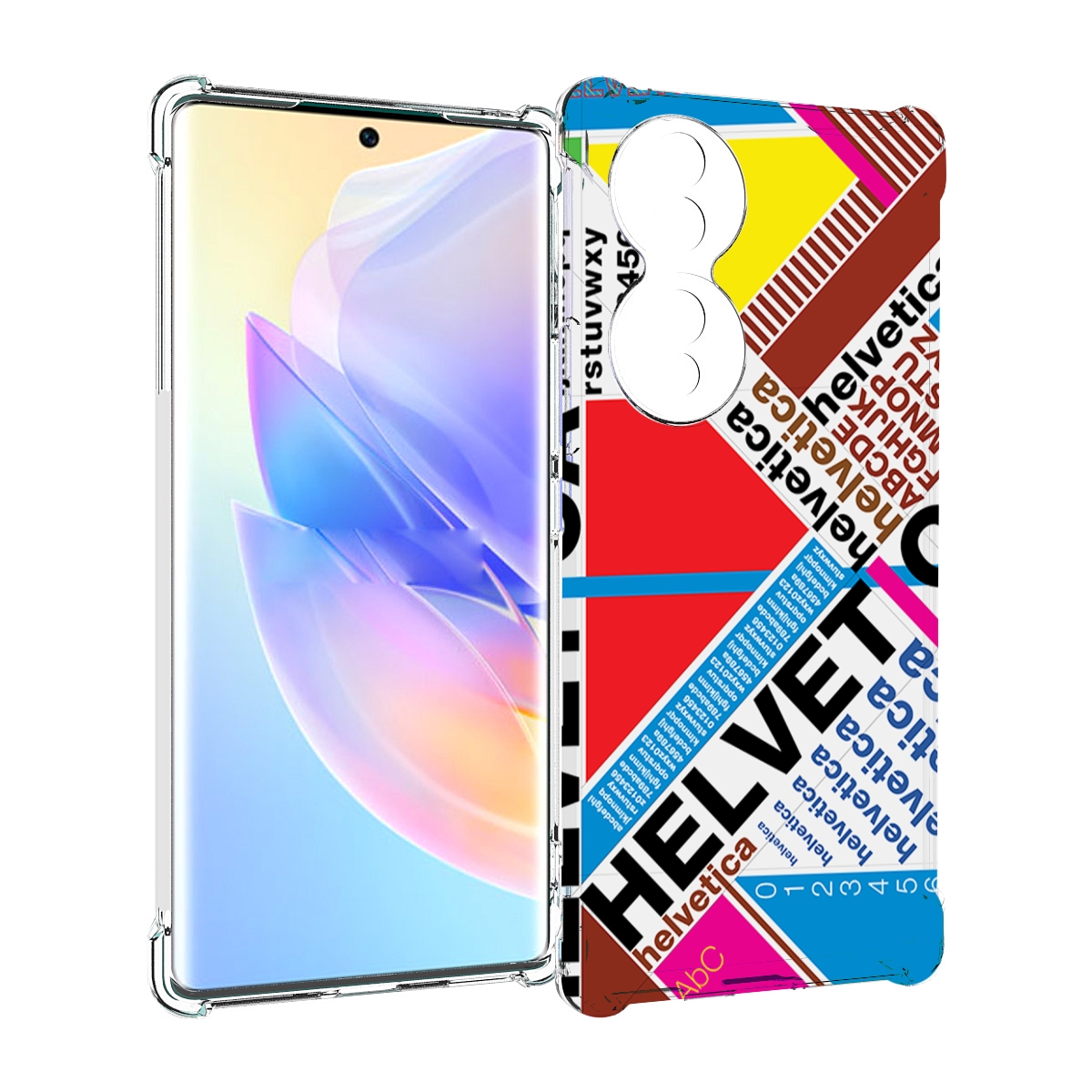 

Чехол MyPads HELVET для Honor 70, Прозрачный, Tocco