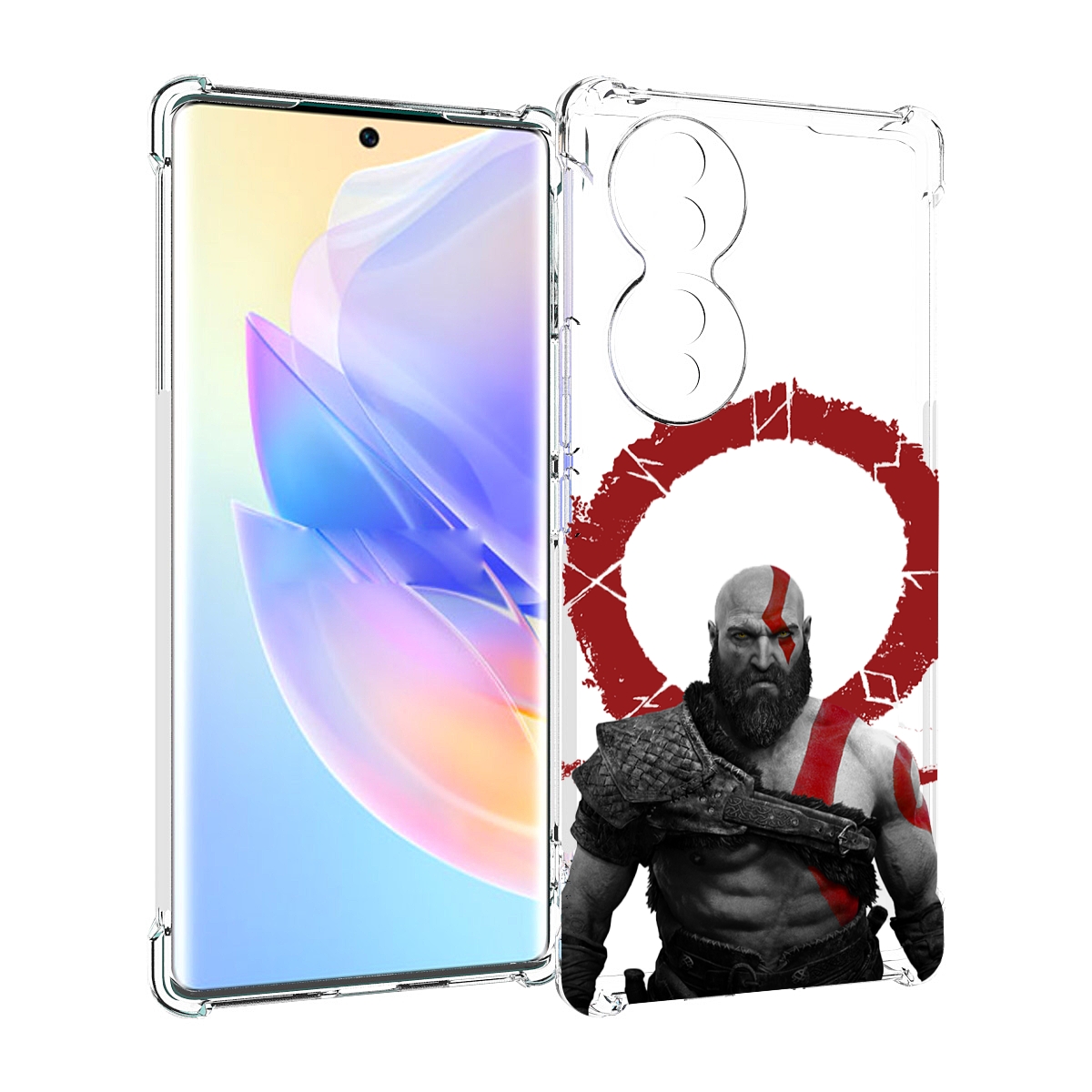 

Чехол MyPads God-of-War для Honor 70, Прозрачный, Tocco