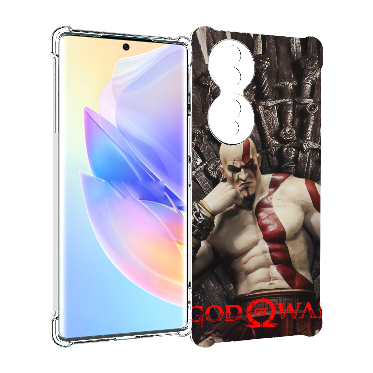 

Чехол MyPads God of War Кратос для Honor 70, Прозрачный, Tocco