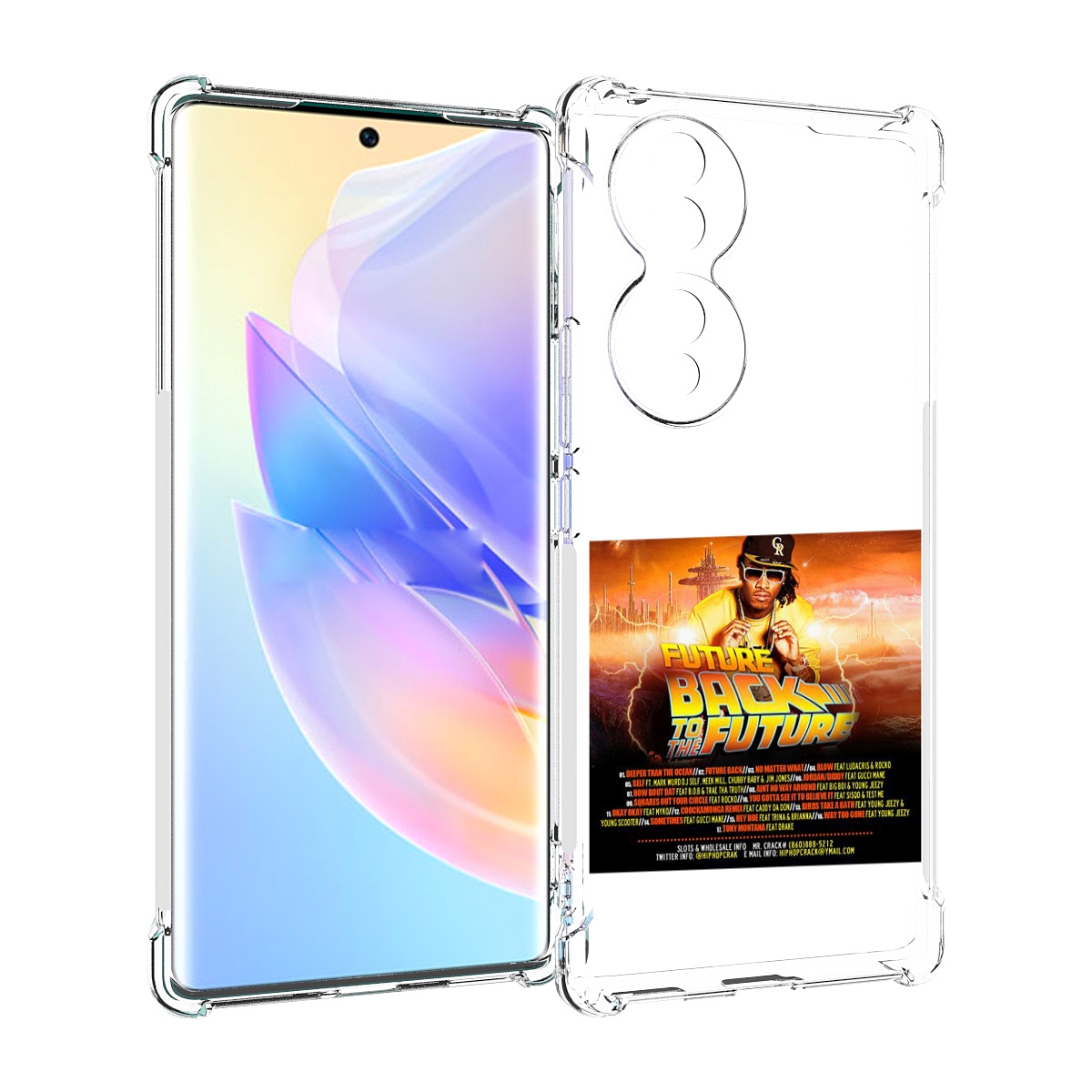 

Чехол MyPads Future - Back To The Future для Honor 70, Прозрачный, Tocco