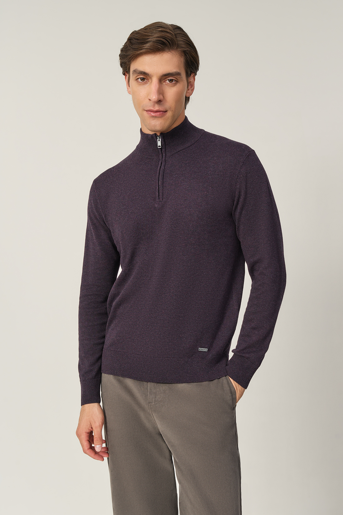 

Джемпер мужской Baon B631704 фиолетовый XXL, B631704