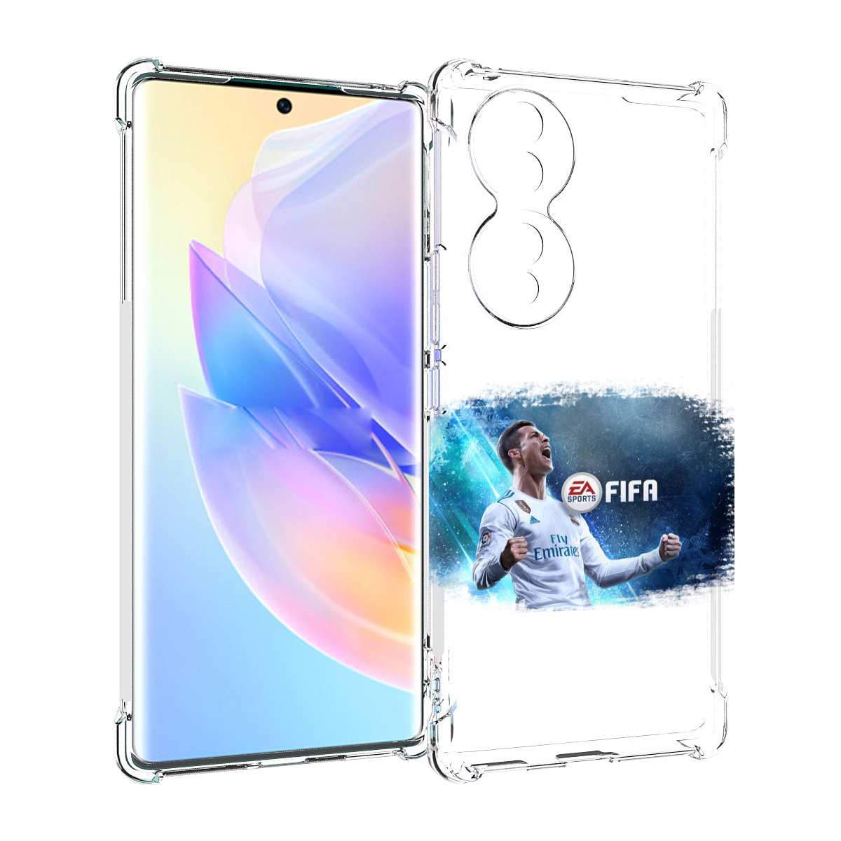 

Чехол MyPads FiFA логотип для Honor 70, Прозрачный, Tocco