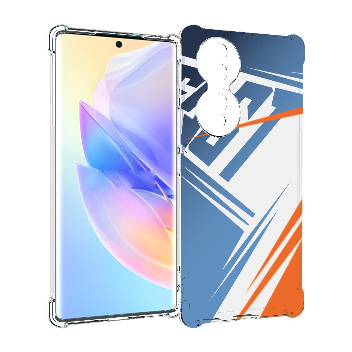 

Чехол MyPads Fast для Honor 70, Прозрачный, Tocco
