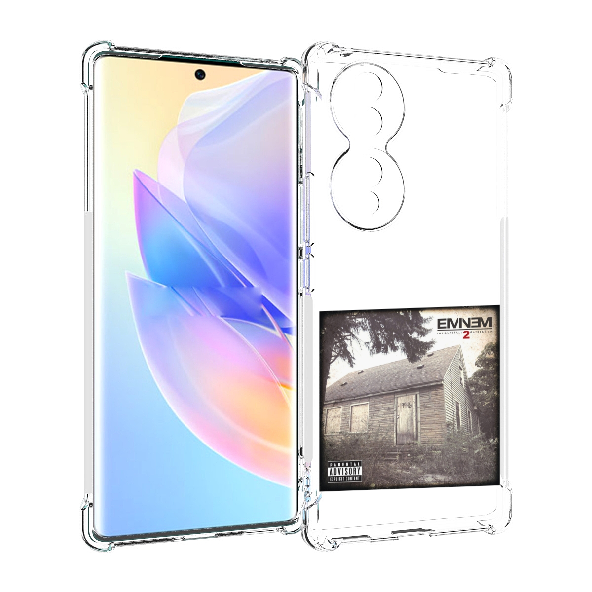 

Чехол MyPads Eminem THE MARSHALL MATHERS LP 2 для Honor 70, Прозрачный, Tocco