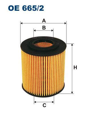 

Фильтр Масляный Filtron Oe665/2 Filtron арт. OE665/2